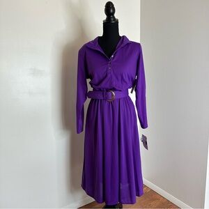 ✨ MOVING SALE ✨ Vintage purple ifi dress and matching belt